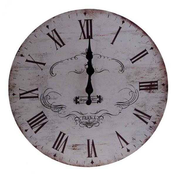 Orologio da parete vintage in legno
