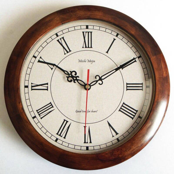 Orologio da parete legno stile vintage