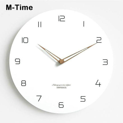 Orologio da muro moderno legno sbiancato