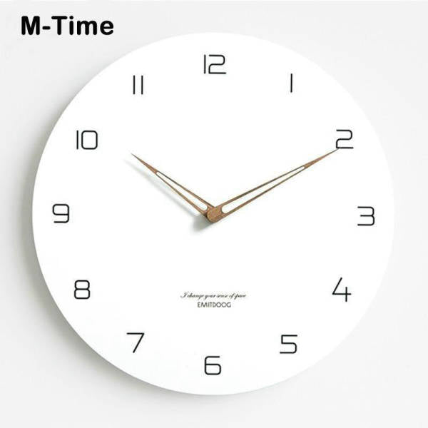 Orologio da muro moderno legno sbiancato