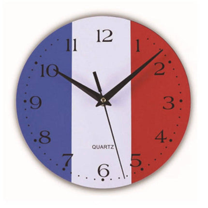 Orologio da parete bandiera francese legno