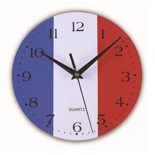 Orologio da parete bandiera francese legno