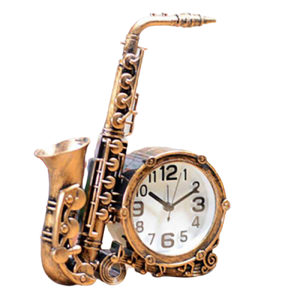 Orologio da tavolo a forma sassofono