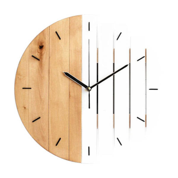 Orologio da parete moderno design bicolore