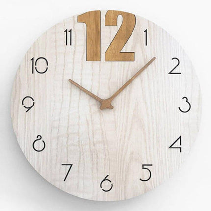 Orologio da parete design nordico legno