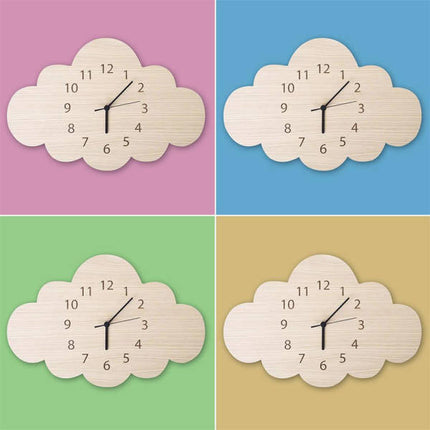 Orologio parete a forma nuvola per cameretta