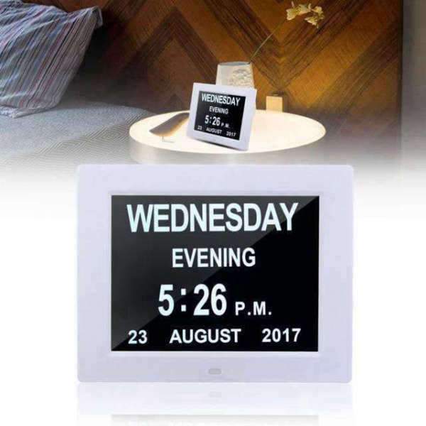 Orologio digitale con data per anziani