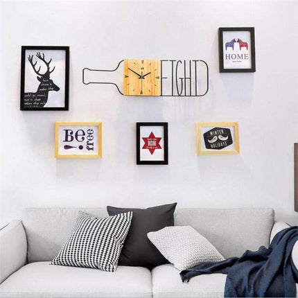 Orologio da parete design a bottiglia