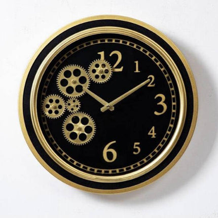 Orologio da parete steampunk con ingranaggi