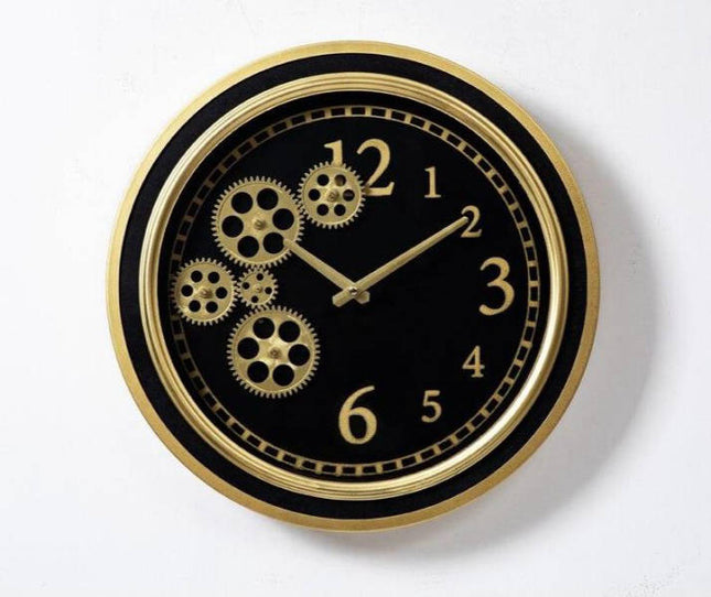 Orologio da parete steampunk con ingranaggi