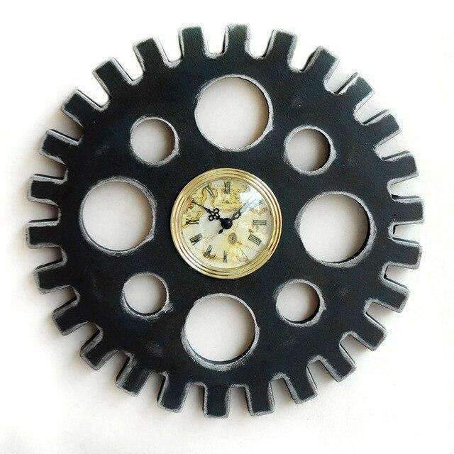 Orologio da parete forma ingranaggio vintage