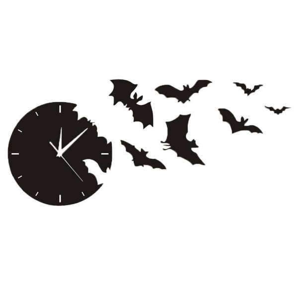 Orologio da parete design con pipistrelli