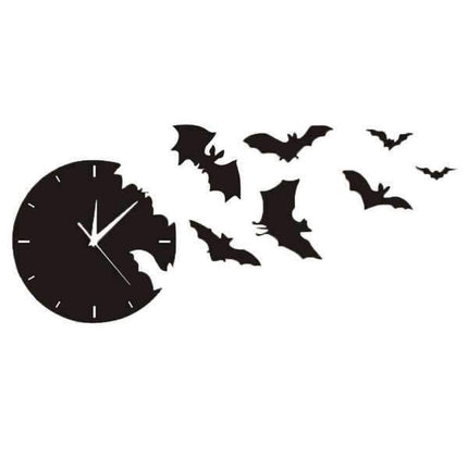 Orologio da parete design con pipistrelli