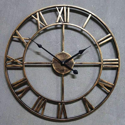 Grande Orologio da Muro Stile Industriale