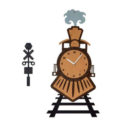 Orologio da parete treno per cameretta