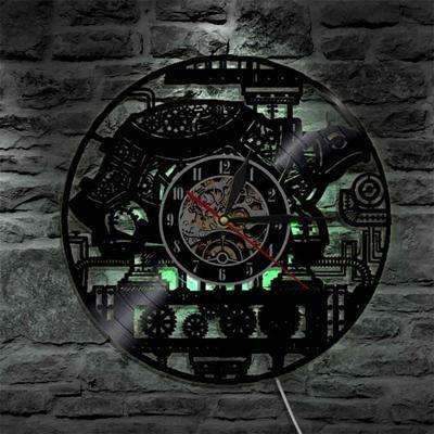 Orologio da parete LED da disco vinile
