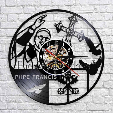 Orologio da Parete Disco Vinile Papa