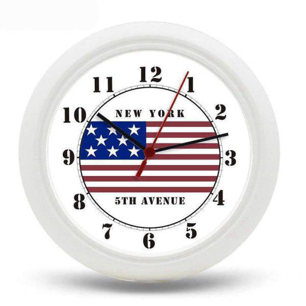 Orologio da parete bandiera americana New York