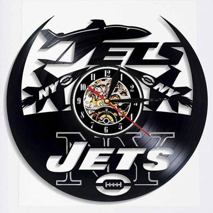 Orologio da parete vinile logo NY Jets
