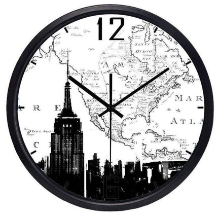 Orologio da Parete Design Mappa New York