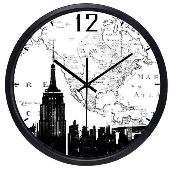 Orologio da Parete Design Mappa New York