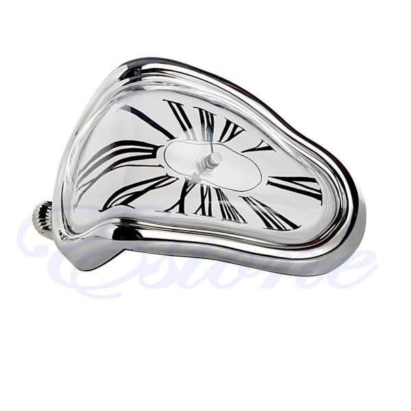 Orologio da mensola design stile Dalì