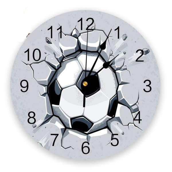 Orologio da parete 3D pallone da calcio