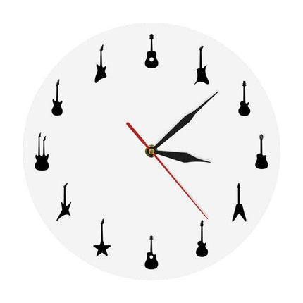 Orologio da parete moderno tema chitarra