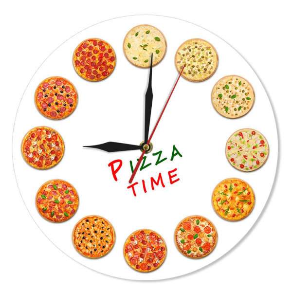 Orologio da parete divertente per pizzeria