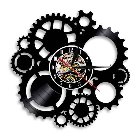 Orologio da parete steampunk a ingranaggi