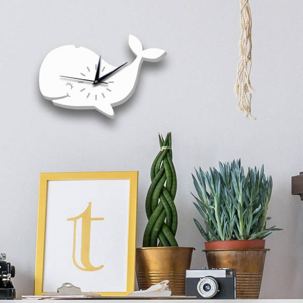 Orologio da parete per bambini balena