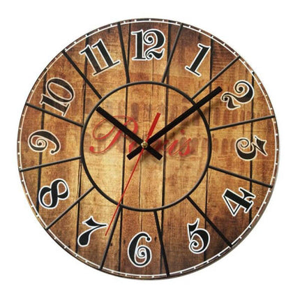 Orologio da parete antico design legno