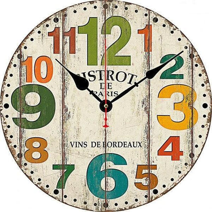 Orologio da parete vintage stile bistrot