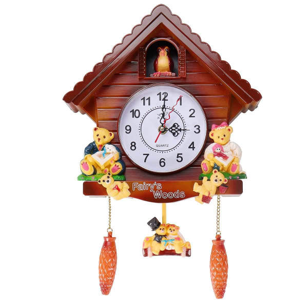 Orologio a cucù da parete orsetti