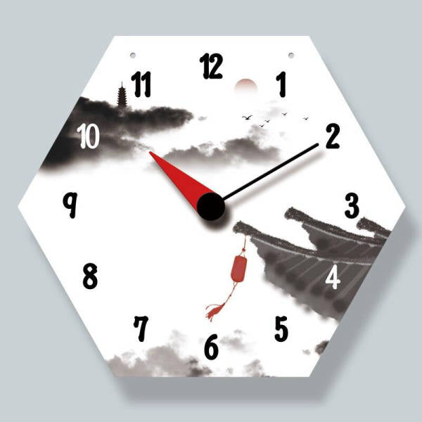 Orologio da parete esagonale stile giapponese