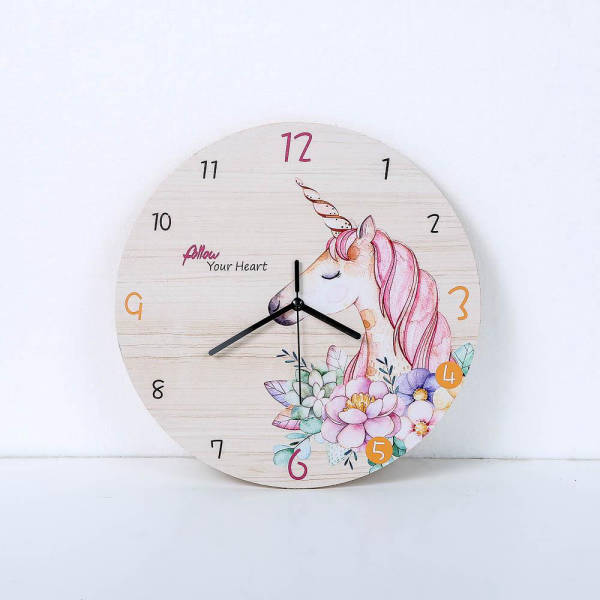 Orologio da parete per bambina unicorno