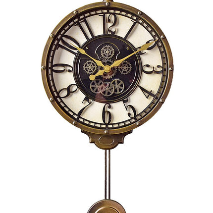 Orologio da parete steampunk con pendolo