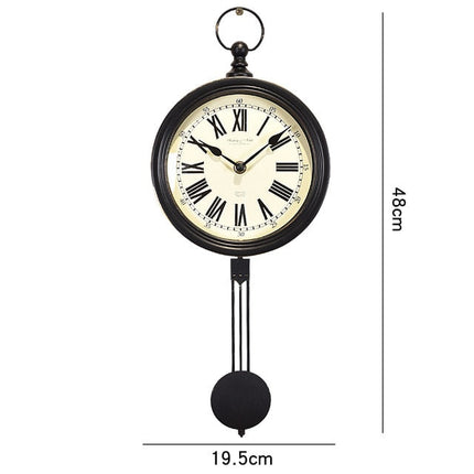 Orologio da parete steampunk con pendolo