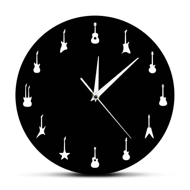 Orologio da parete moderno tema chitarra