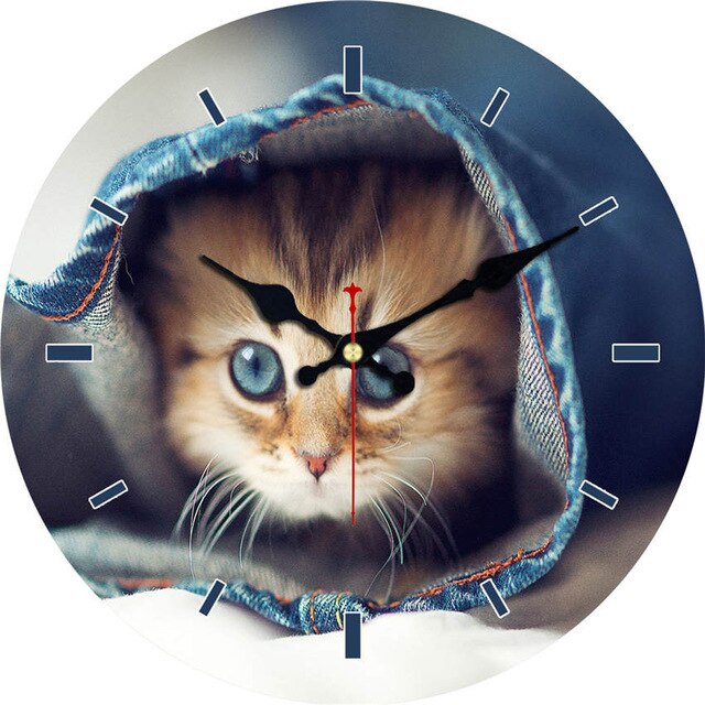 Orologio da parete gatto riflesso tigre